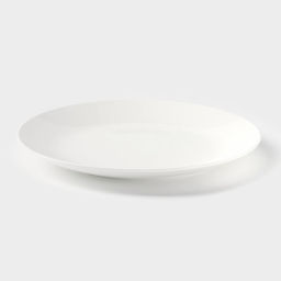 Тарелка фарфоровая десертная с утолщённым краем Wilmax Olivia Pro, d=20 см, цвет белый
