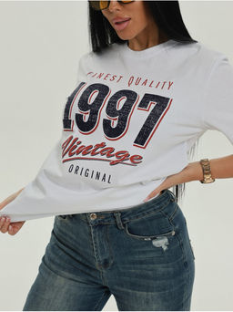 Футболка "Качество" белый женская