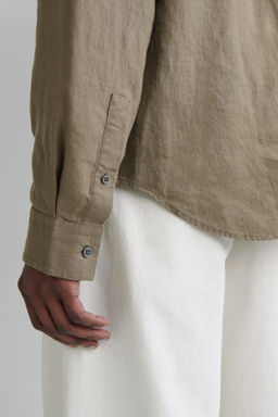 CAMISA DE LINO RELAXED FIT - H&m фото 7