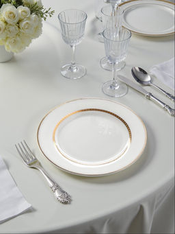 Тарелки WY Grace, d=25.5 см, набор 2 шт., фарфор, белые