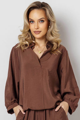 Блузка женская 4374/05/Коричневый