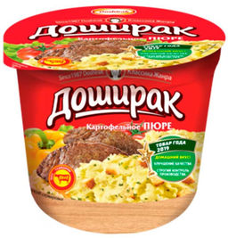 3шт.Пюре Доширак со вкусом Мяса б/п