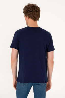 Erkek Regular Fit Bisiklet Yaka Lacivert Ti__rt Sepette S_rpriz _ndirim - U.s. polo assn фото 5