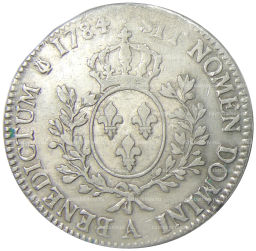 1 экю 1784 года A Франция