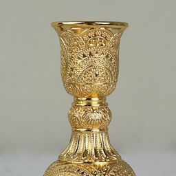 Подсвечник 2 штуки набор золото 9 см / 300G /уп 48/ - Галеонтрейд фото 4