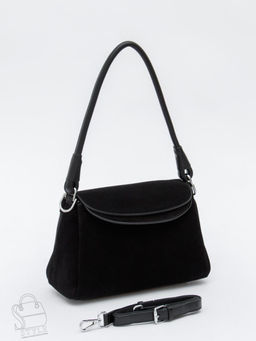 Сумка женская кожаная 2617Y black Polina&Eiterou