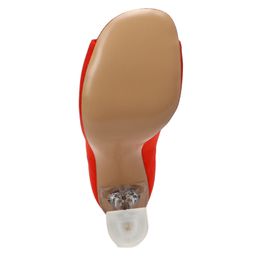 Ботильоны TENDANCE Артикул 3437900, красно-оранжевый  фото 4