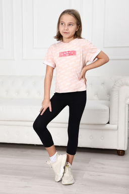 Легинсы подростковые из кулирки с лайкрой черный