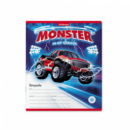 Цена за 200 шт. Тетрадь школьная ученическая ErichKrause Monster Car, 18 листов, клетка (в плёнке по 10 шт.)  фото 7