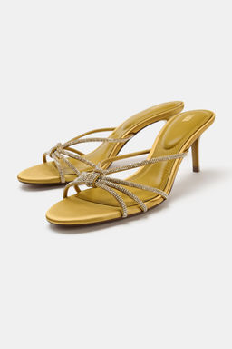 SANDALIA TAC?N APLIQUES / Verde - Zara фото 5
