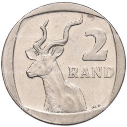 Монета 2 рэнда 2010 года ЮАР