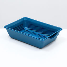 Туалет глубокий с сеткой 36×25×9 см, синий