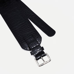 Ремень женский, ширина 6.7 см, пряжка металл, цвет чёрный - Simaland фото 6