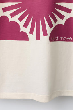 PLAIN T-SHIRT WITH PATCH APPLIQU_ - Zara фото 4