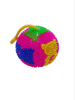 Светящ. на резинке "Мяч" D=7,5см (8233) по 12шт. в блоке