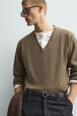 WOOL BUTTON-UP JUMPER - Zara фото 6