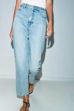 Z.05 MOM FIT HIGH-WAIST JEANS - Zara фото 6