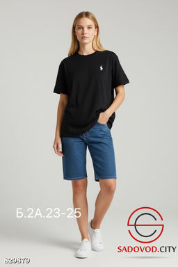 Футболка женская из хлопка