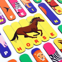 Логические палочки Английские слова - Лесная мастерская фото 4