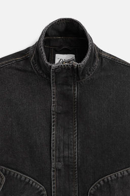 BOXY FIT DENIM JACKET - Zara фото 3