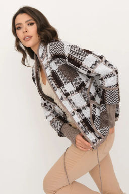 ЗЛАТА Жакет М 3370/шоколадный