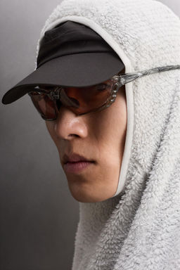SUDADERA POLAR TEXTURA CAPUCHA / Blanco roto - Zara фото 7