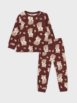 Bisiklet Yaka Uzun Kollu Erkek Bebek Pijama Tak?m?