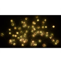 Электрогирлянда светодиодная "Шарики" (7.5м, 50 ламп, цвет: голубой, синий, белый, зеленый)