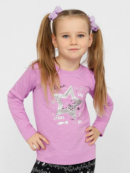 CWKG 63271-21-331 Джемпер для девочки,лаванда