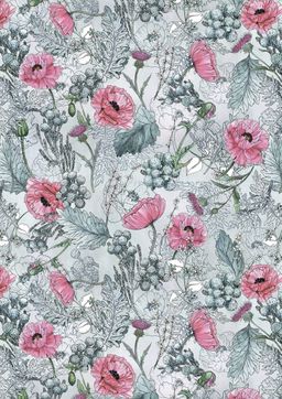 Ткань для пэчворка PEPPY ДЫХАНИЕ ЛЕТА ФАСОВКА 50 x 55 см 140 г/кв.м  5 100% хлопок