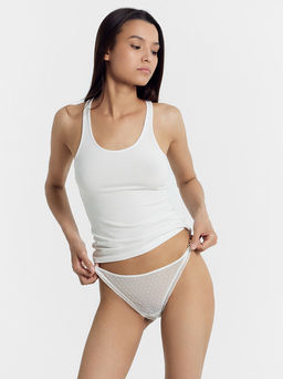 Цена за 2 штуки! Трусы женские слипы в белом цвете - Mark formelle фото 3