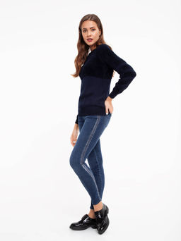 CONTE Ультрапушистый джемпер с вискозой премиального качества 041 синий - Conte elegant фото 3