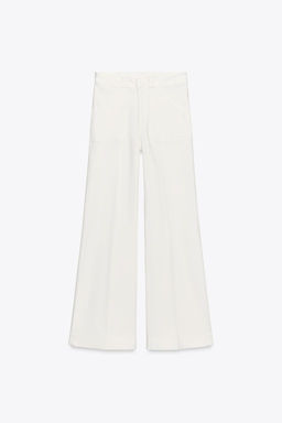 ZW COLLECTION FULL LENGTH HIGH-WAIST JEANS - Zara фото 7