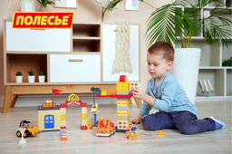 Конструктор Макси - Строительная фирма (90 элементов) (в коробке) - Полесье фото 8