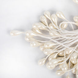 Blumentag Тычинки для искусственных цветов TIC/P-5 10 х 85 шт белый/white фото 5