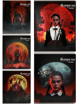 Цена за 2 шт. Тетрадь 48л. Collezione "Wednesday Madness" клетка (48-5066) фольга, ТВИН-лак