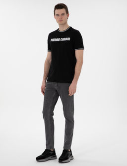 Siyah Regular Fit Ti__rt