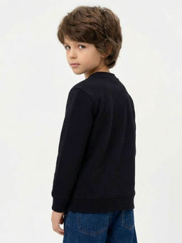 Кардиган на пуговицах 22-1757 черный - Mini maxi фото 3