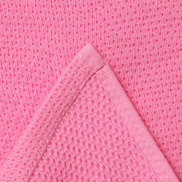 Полотенце вафельное Love Life Sweet Moment, 70×130 см, хлопок 100%, розовое