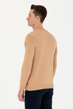 Мужской свитер песочного меланжа - U.s. polo assn фото 12