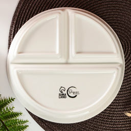 Менажница керамическая Wine time на 3 ячейки, d=21 см