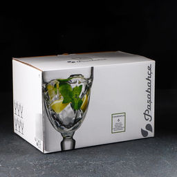 Набор бокалов для вина Paşabahçe Casablanca, 320 мл, 6 шт., стекло, прозрачный