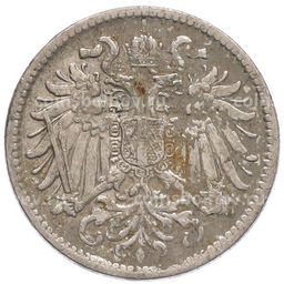 Монета 10 геллеров 1909 года Австрия