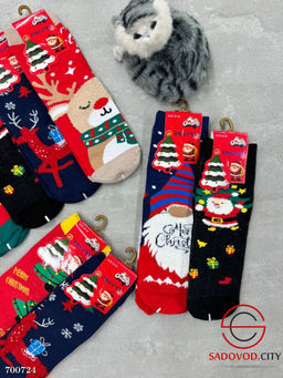 Детские новогодние носки, 10 пар