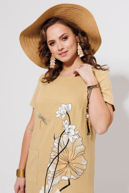 Платье Galean Style 963 песочный