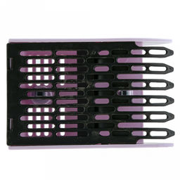 Марья (Maria) Комбайн (контейнер) плодосборник Финский S для ягод, 15х10х10см, с заслонкой, пластик/обрезиненная ручка, цвет сиреневый (подходит для всех типов ягод) (Китай) - Домашняя мода фото 6