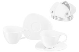 Чайный набор 12 пр. 300 мл Колоранс белый - Elan gallery фото 4