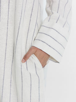 Платье женское светло-молочное в полоску полоска на св.молочном 152627