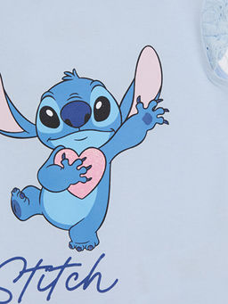 Футболка Lilo & Stitch с оборками для девочек