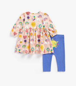 Mothercare / Платье и легинсы в комплекте  фото 3